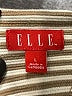Elle Stripes Tan 3/4 Sleeve Top Size L - photo 7