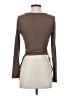 Final Touch Brown Long Sleeve Top Size S - photo 2
