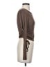 Final Touch Brown Long Sleeve Top Size S - photo 4