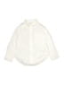Zara Solid Ivory Long Sleeve Button-Down Shirt Size 8 - 9 - photo 1