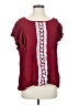 BLOOMCHIC 100% Rayon Burgundy Red Short Sleeve Blouse Size 22 - photo 1