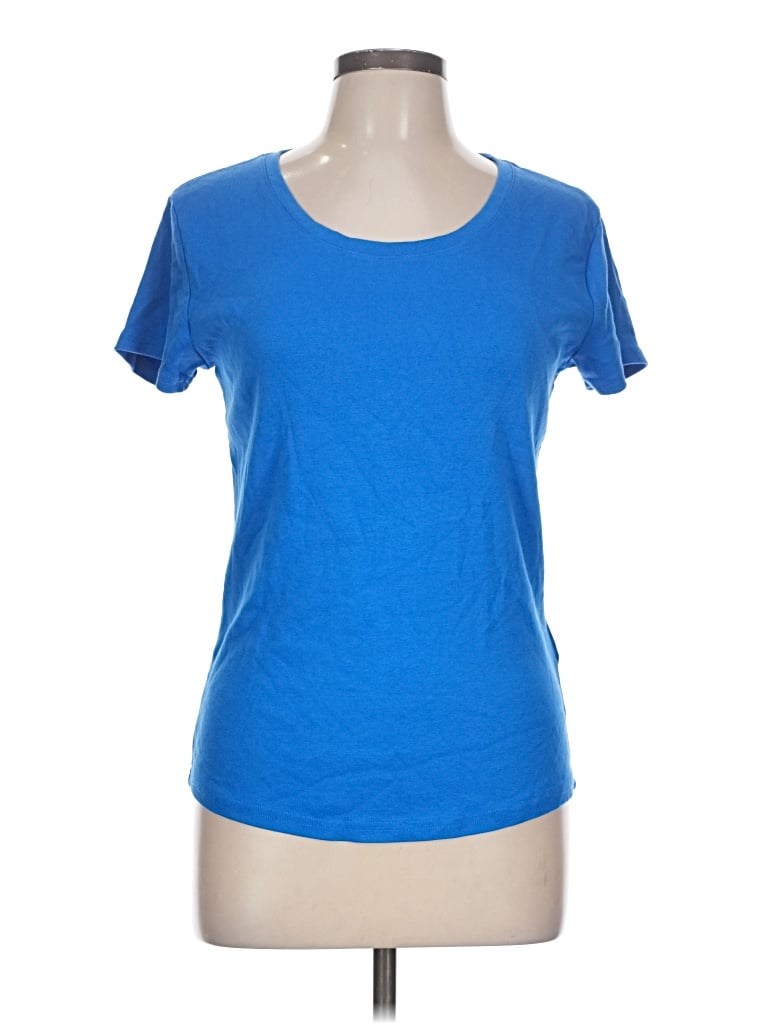 Pre-owned Kirkland Signature Short Sleeve T-shirt In Blue