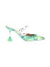 Shoedazzle Green Heels Size 7 - photo 1
