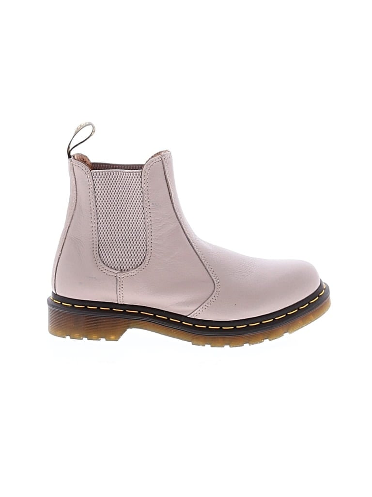 Pre-owned Dr. Martens Ankle Boots In Pink
