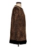 Lands' End Animal Print Brown Pullover Sweater Size S - photo 4