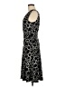 Talbots Graphic Black Cocktail Dress Size 6 - photo 5