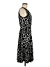 Talbots Graphic Black Cocktail Dress Size 6 - photo 4