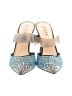 Guess Animal Print Teal Heels Size 10 - photo 2