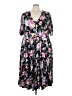 Torrid Floral Black Casual Dress Size 5X Plus (5) - photo 1