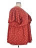 Torrid Red Short Sleeve Blouse Size 4X Plus (4) - photo 4