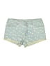 Ellison Hearts Blue Denim Shorts Size L - photo 1