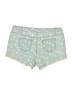 Ellison Hearts Blue Denim Shorts Size L - photo 2