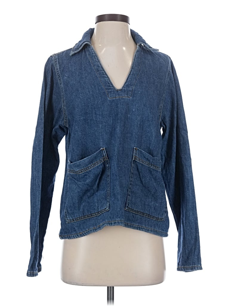 Pre-owned Habitual Kimono In Blue