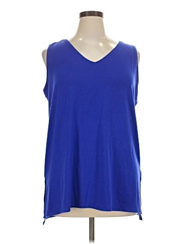 Zenana Sleeveless T-Shirt (view 1)