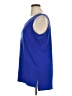 Zenana Blue Sleeveless T-Shirt Size 1X - photo 5