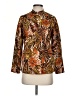 Laura Ashley 100% Acetate Animal Print Brown Blazer Size S - photo 1