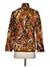 Laura Ashley 100% Acetate Animal Print Brown Blazer Size S - photo 2