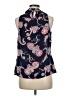 Laundry by Shelli Segal 100% Polyester Paisley Blue Sleeveless Blouse Size M - photo 2