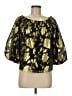 Flying Tomato 100% Polyester Gold 3/4 Sleeve Blouse Size M - photo 1