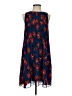 Halogen 100% Polyester Print Blue Casual Dress Size S - photo 1