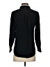 J.Crew 100% Silk Black Long Sleeve Silk Top Size 4 (petite) - photo 2