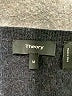 Theory 100% Cashmere Solid Black Gray Cashmere Pullover Sweater Size M - photo 7