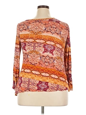 American Rag Cie 3/4 Sleeve Top (view 2)