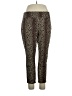 Cooper & Ella Animal Print Gold Casual Pants Size 16 - photo 1
