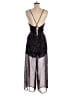 JOA 100% Polyester Stars Black Jumpsuit Size M - photo 2