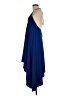 Halston Heritage Solid Blue Cocktail Dress Size 8 - photo 5