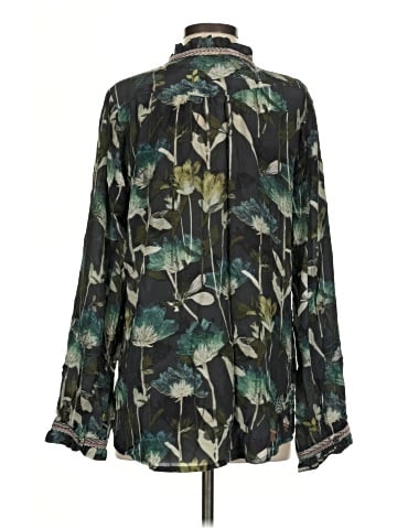 Johnny Was Long Sleeve Silk Top (view 2)