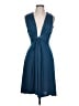 Venus Solid Blue Cocktail Dress Size L - photo 1