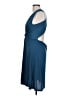 Venus Solid Blue Cocktail Dress Size L - photo 5