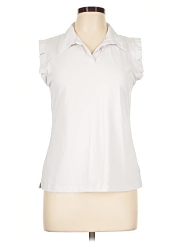 X by Gottex Sleeveless Button-Down Shirt (view 1)