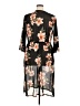 Siren Lily 100% Polyester Black Kimono Size 1X - photo 2