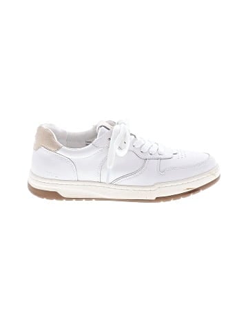 Madewell Court Sneakers in White Leather (view 1)