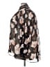 DR2 100% Polyester Floral Brown 3/4 Sleeve Blouse Size 3X - photo 5