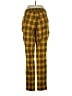 Hot Topic Plaid Yellow Casual Pants Size Med (00) - photo 2
