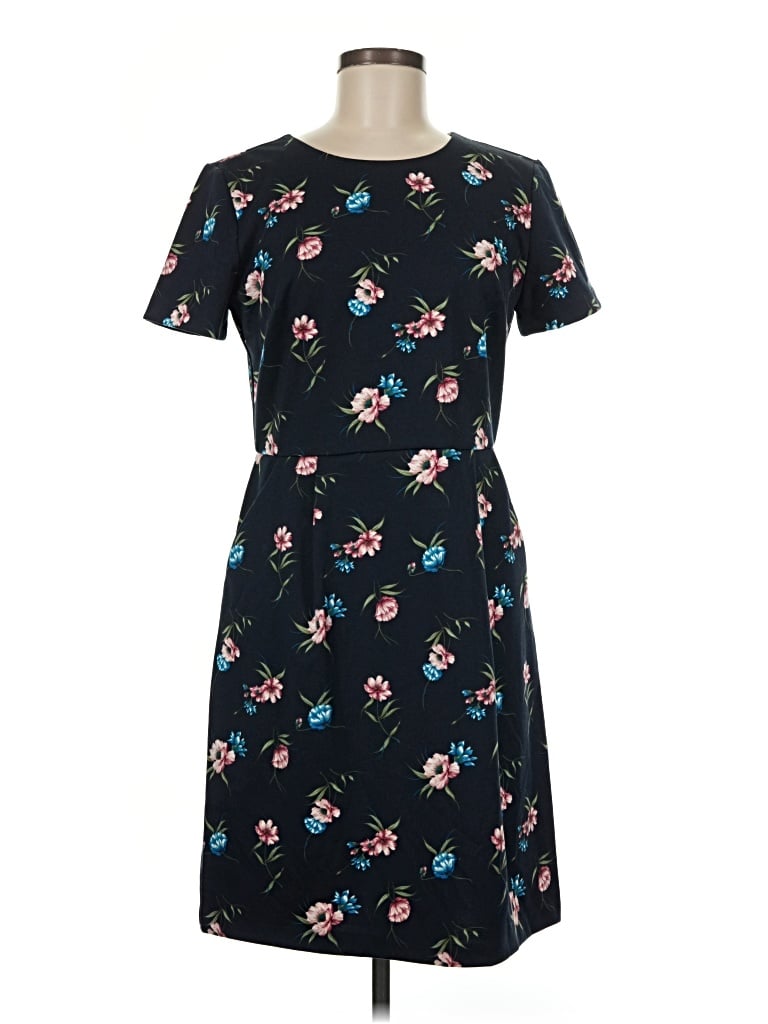 Pre-owned Ann Taylor Loft Outlet Casual Dress In Black