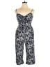 As U Wish 100% Rayon Paisley Blue Jumpsuit Size XL - photo 1
