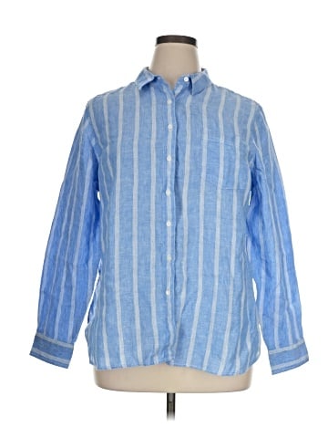 L.L.Bean Long Sleeve Button-Down Shirt (view 1)