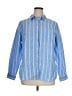 L.L.Bean 100% Linen Stripes Blue Long Sleeve Button-Down Shirt Size XL (petite) - photo 1