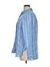L.L.Bean 100% Linen Stripes Blue Long Sleeve Button-Down Shirt Size XL (petite) - photo 5