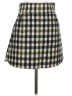 J.Crew 100% Wool Plaid Green Wool Skirt Size 0 - photo 1
