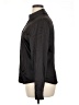 Ellen Tracy Metallic Black Long Sleeve Blouse Size 14 - photo 5