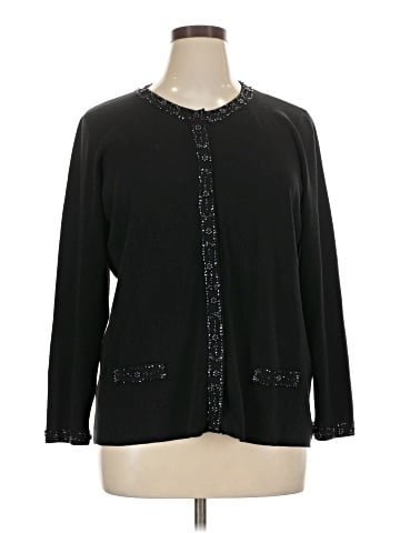 Emma James Silk Cardigan (view 1)