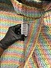 Peace Love World 100% Polyester Stripes Silver Turtleneck Sweater Size XL - photo 8