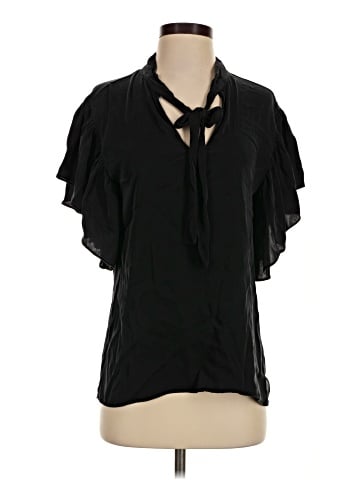 Nouvelle Short Sleeve Silk Top (view 1)