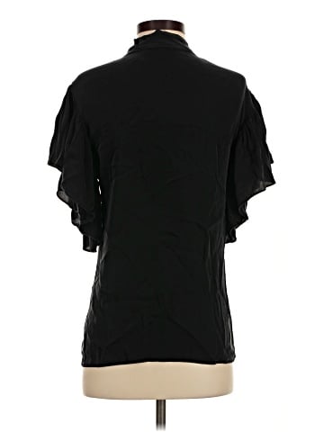 Nouvelle Short Sleeve Silk Top (view 2)