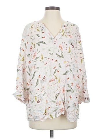 Lucy & Laurel 3/4 Sleeve Blouse (view 1)